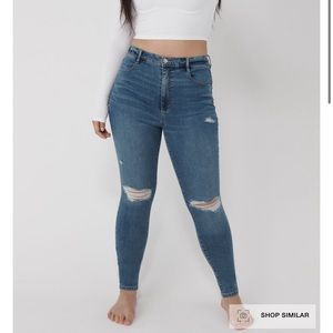 GARAGE Ultra High Rise Jeggings - Waterfront Blue